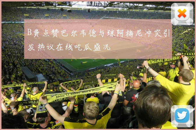 B费点赞巴尔韦德与琼阿梅尼冲突引发热议在线吃瓜盛况